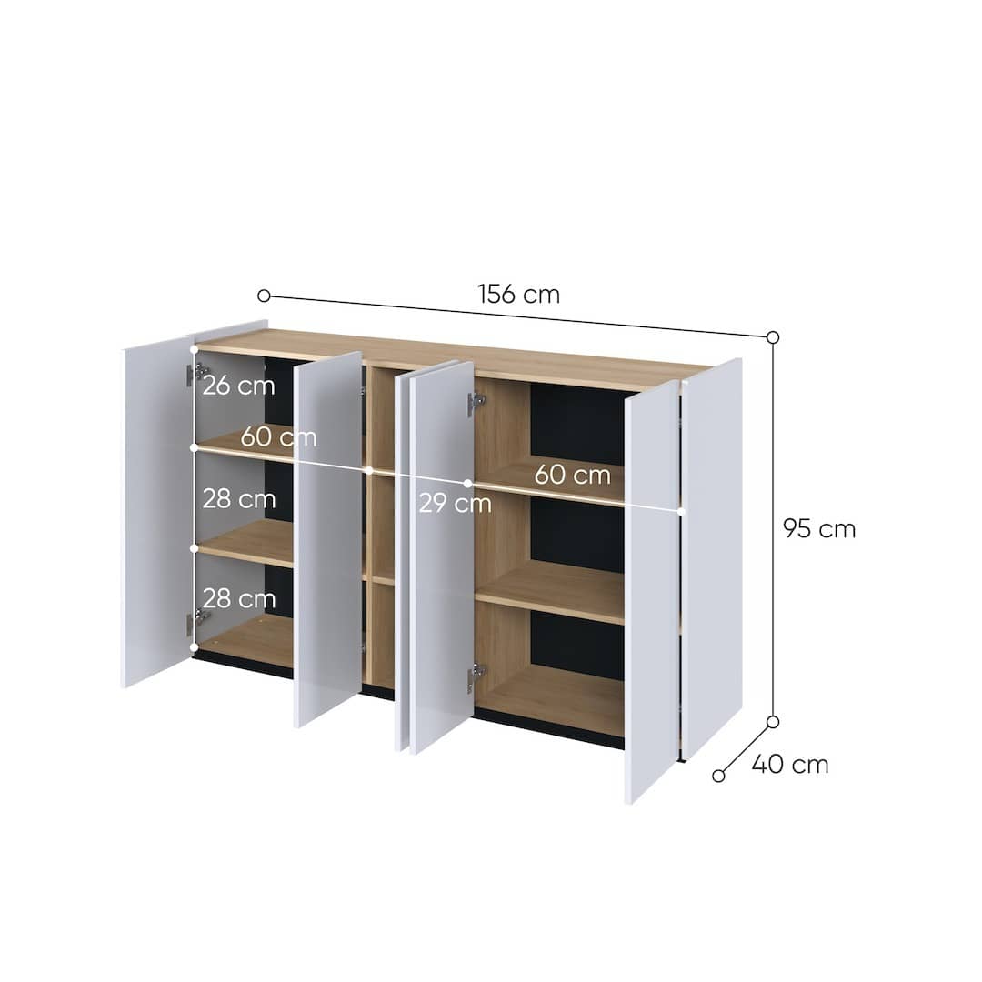 Easy EA-01 Sideboard Cabinet 156cm