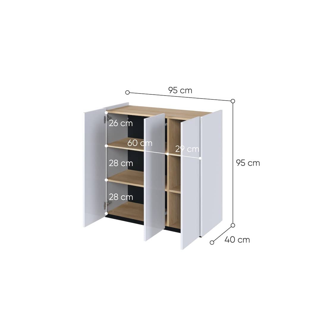 Easy EA-03 Sideboard Cabinet 95cm