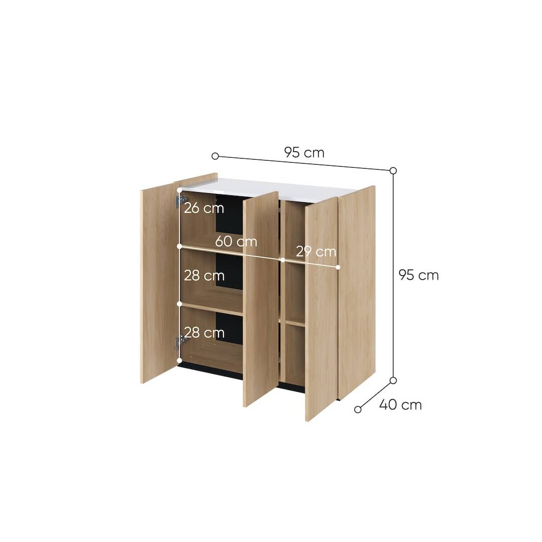 Easy EA-03 Sideboard Cabinet 95cm