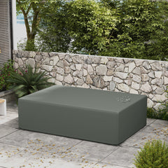 Outsunny Outdoor Garden Furniture Cover Waterproof, Anti-UV 600D Heavy Duty Oxford Fabric Patio Furniture Cover for Rectangular Sofa Table Set, Dark Grey, 245 x 165 x 66 cm