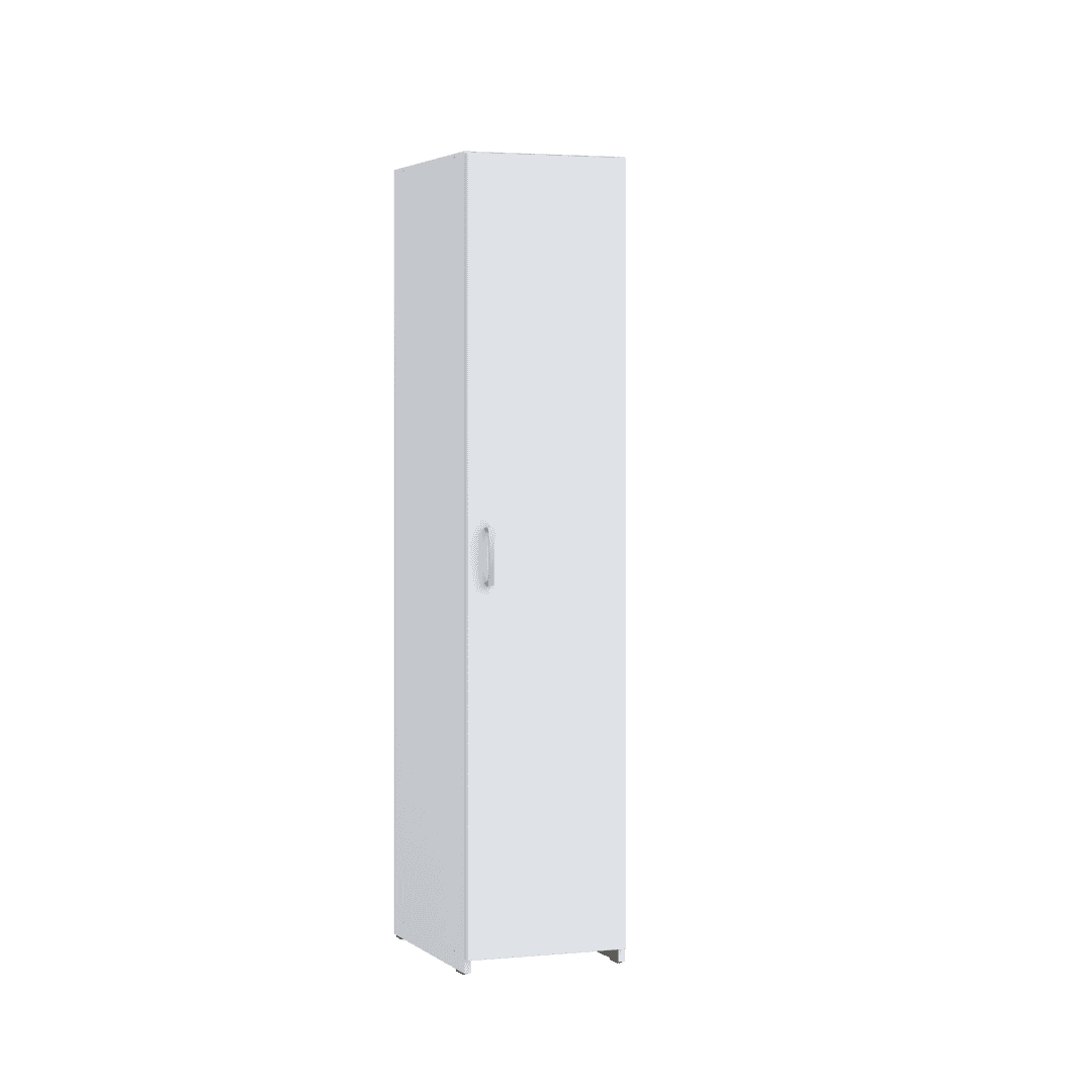 Econobox Hinged Door Wardrobe 40cm in White, image 3