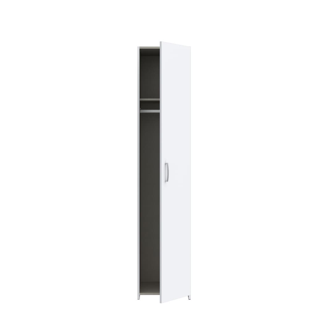 Econobox Hinged Door Wardrobe 40cm in White, image 6