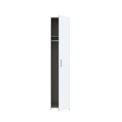 Econobox Hinged Door Wardrobe 40cm in White, image 6