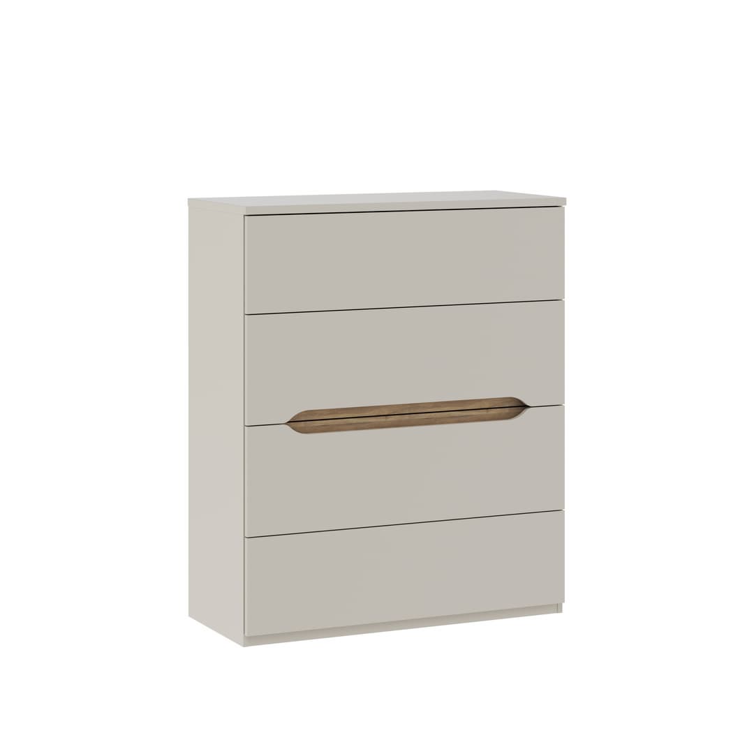 Edwal Chest Of Drawers 95cm in Beige, image 2