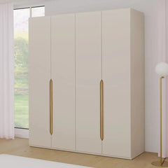 Edwal Hinged Door Wardrobe 178cm in Beige