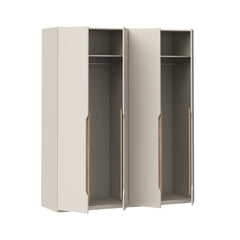 Edwal Hinged Door Wardrobe 178cm in Beige, image 5