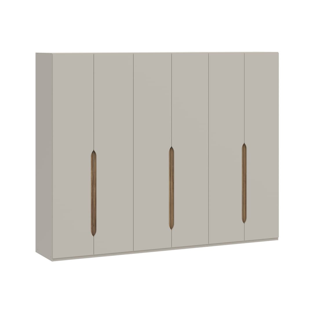 Edwal Hinged Door Wardrobe 266cm in Beige, image 4