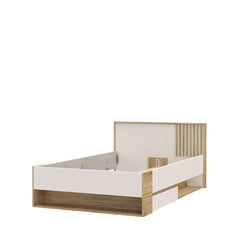 Eliston Bed Frame [EU Small Double] in Oak Mauvella, image 6