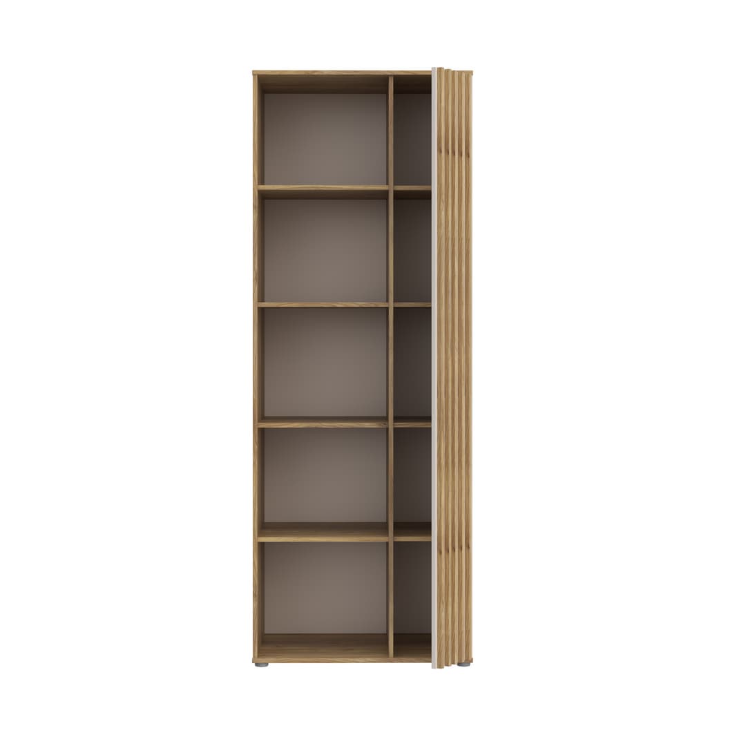 Eliston Bookcase 74cm in Oak Mauvella, image 5