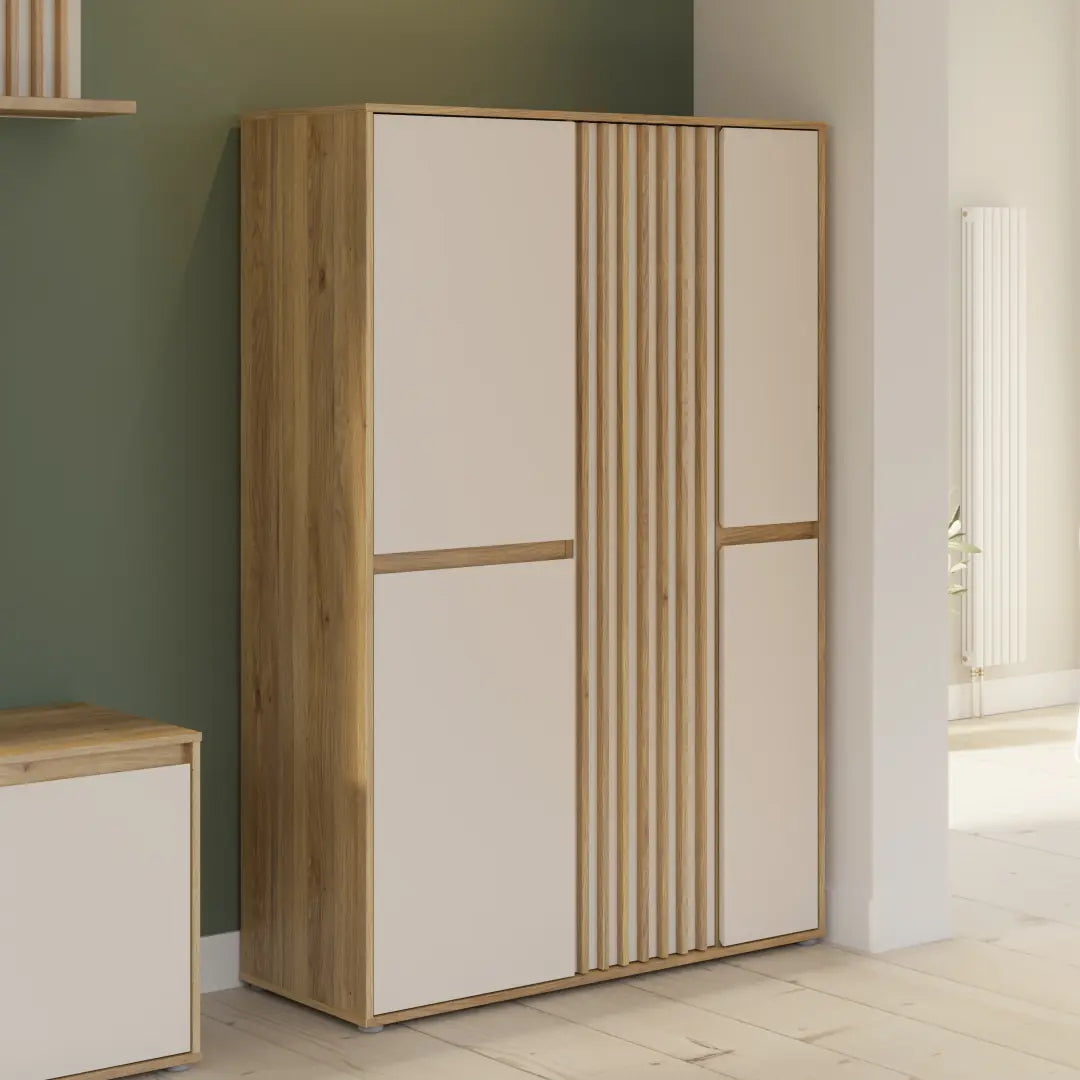 Eliston Highboard Cabinet 109cm in Oak Mauvella, image 2