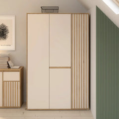 Eliston Hinged Door Wardrobe 129cm in Oak Mauvella, image 2