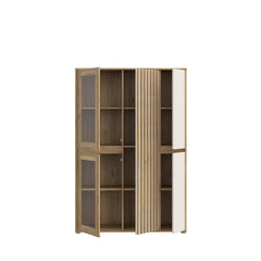 Eliston Display Cabinet 109cm in Oak Mauvella, image 6