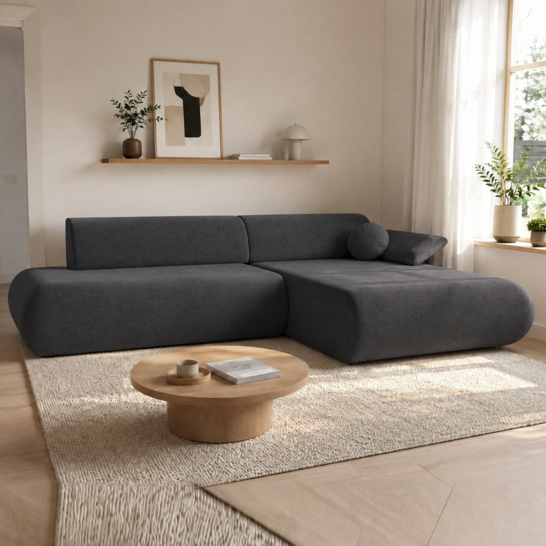 Corner Sofa Bed Puente in Graphite, image 15