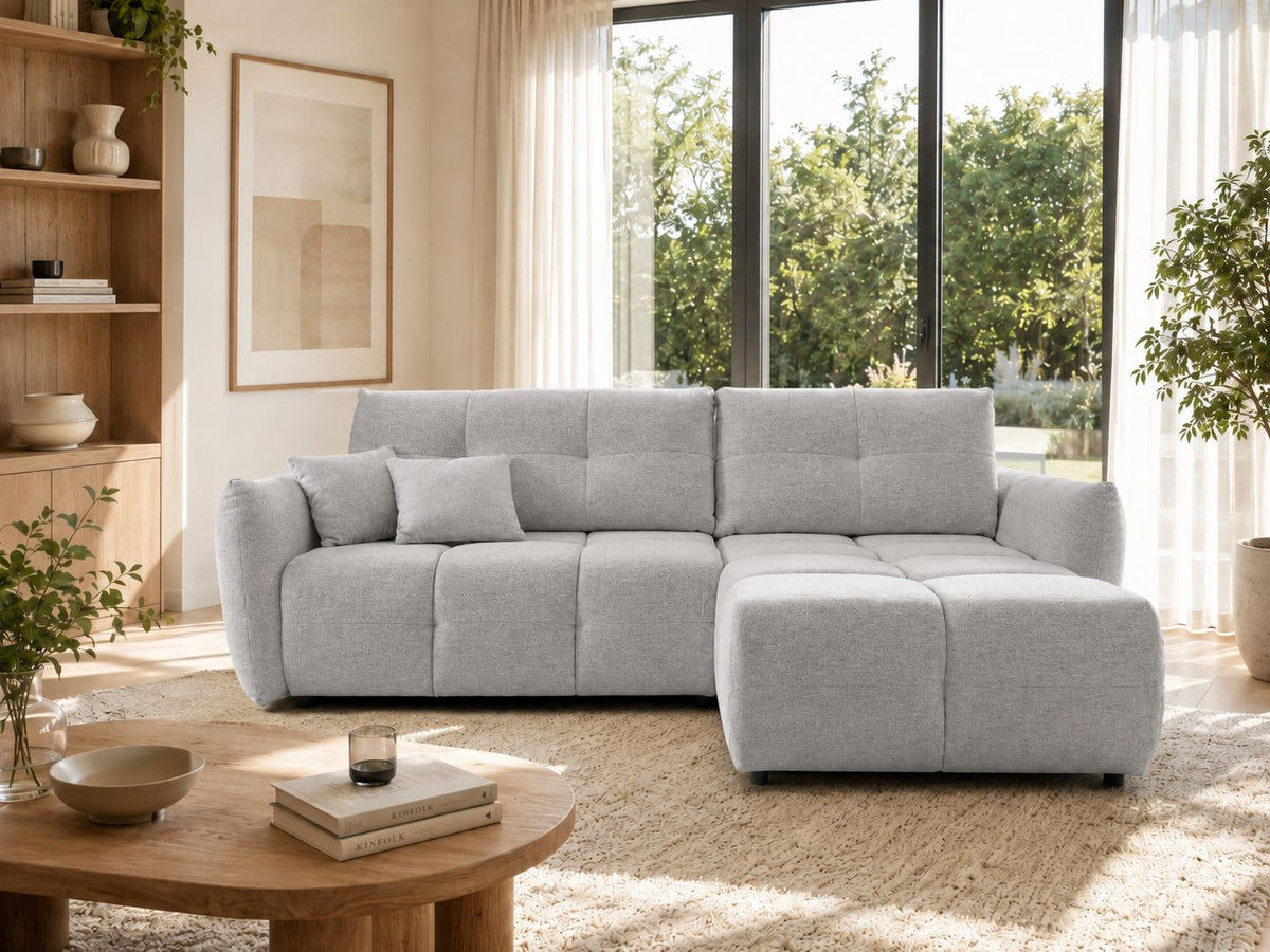 Corner Sofa Bed Base in Light Grey, image 27