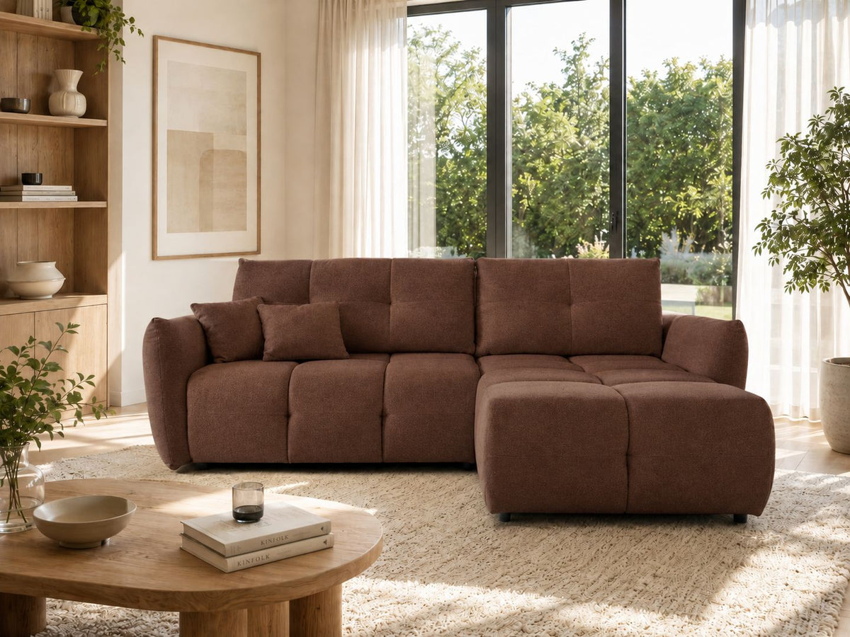 Corner Sofa Bed Base in Brown, image 28