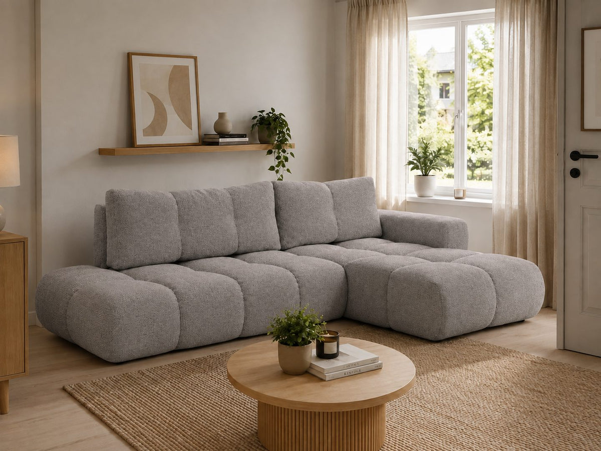 Corner Sofa Bed Soho in Grey, image 3