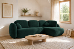 Corner Sofa Bed Olio II in Green, image 7
