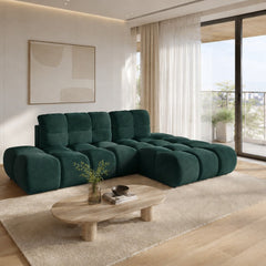 Corner Sofa Bed Noel in Green, image 6