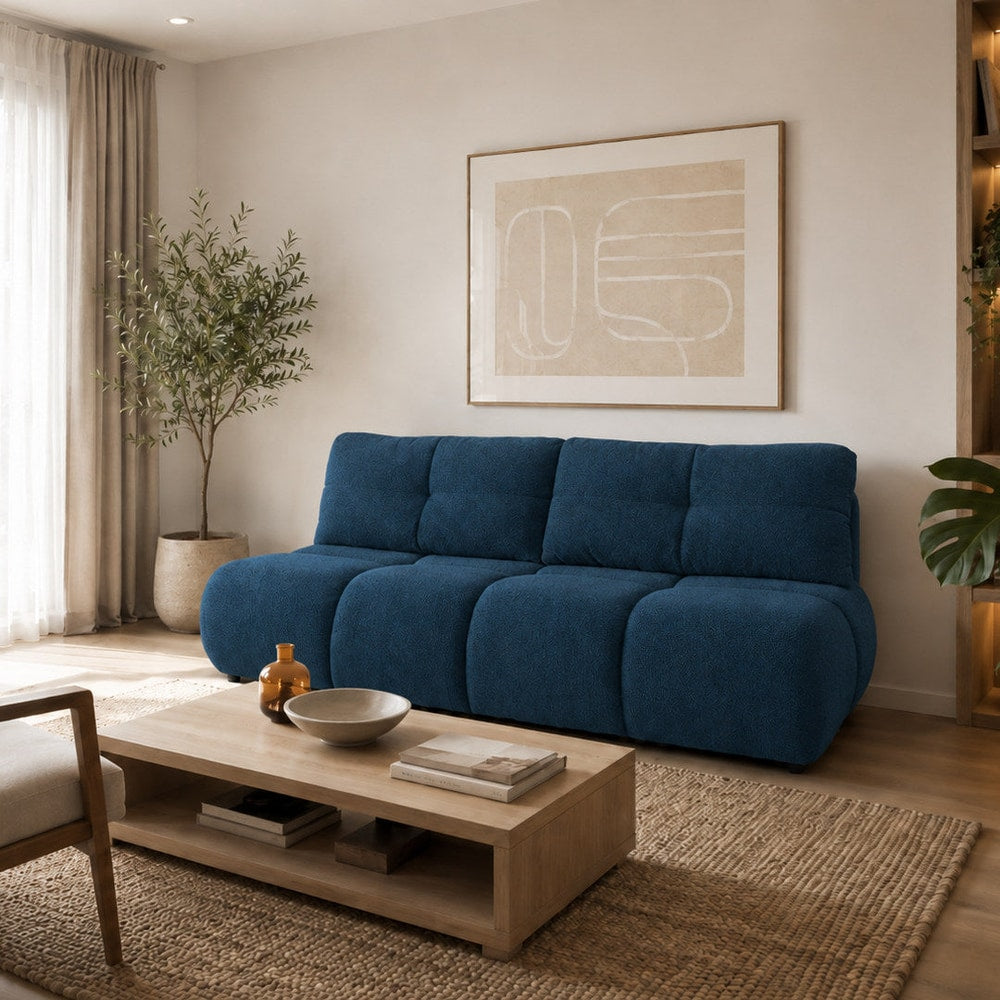 Sofa Bed Milo in Navy Blue, image 4