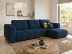 Corner Sofa Bed Modi III in Navy Blue, image 9