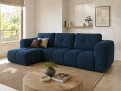 Corner Sofa Bed Modi III in Navy Blue, image 8