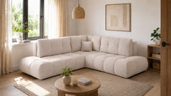 Corner Sofa Bed Soho II in Light Beige, image 6