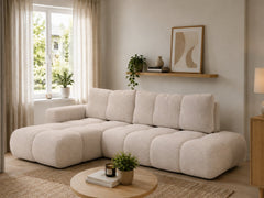 Corner Sofa Bed Soho in Light Beige, image 10