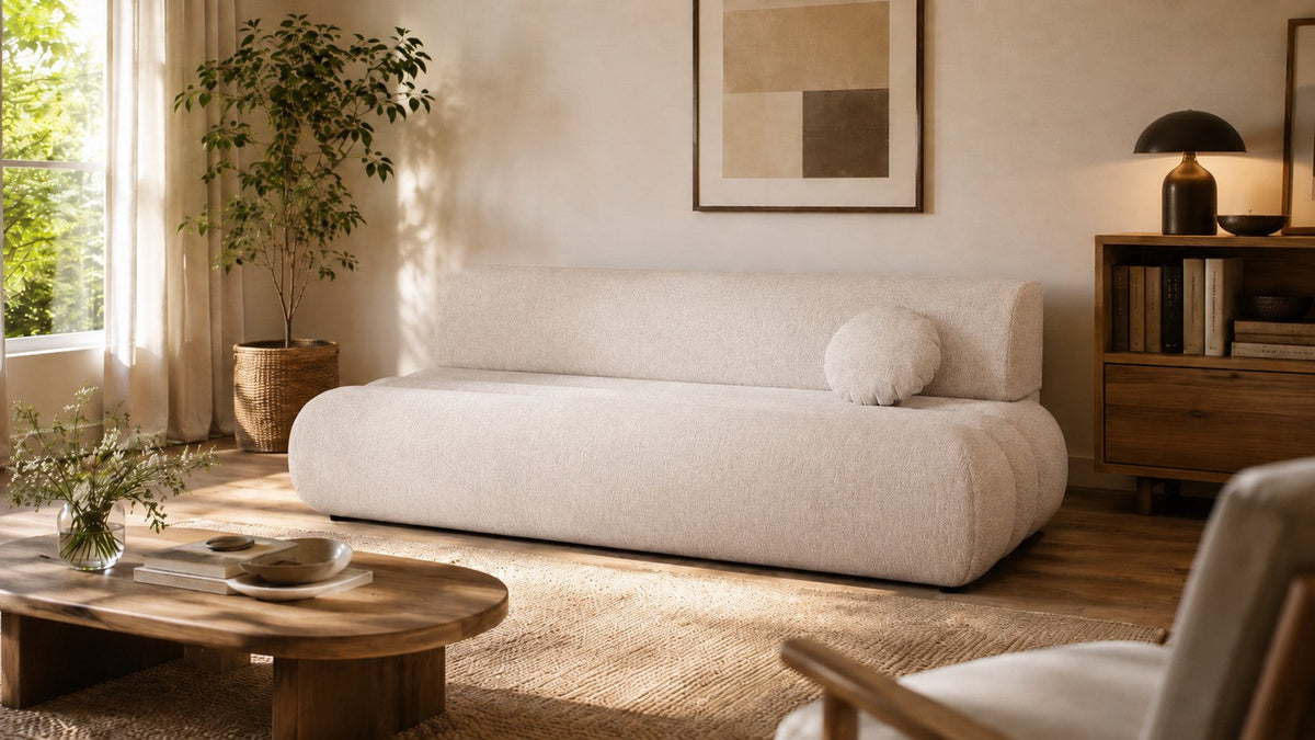 Sofa Bed Lino in Light Beige, image 5