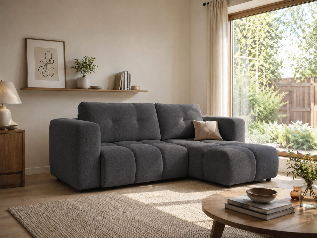 Corner Sofa Bed Modi II in Graphite, image 13