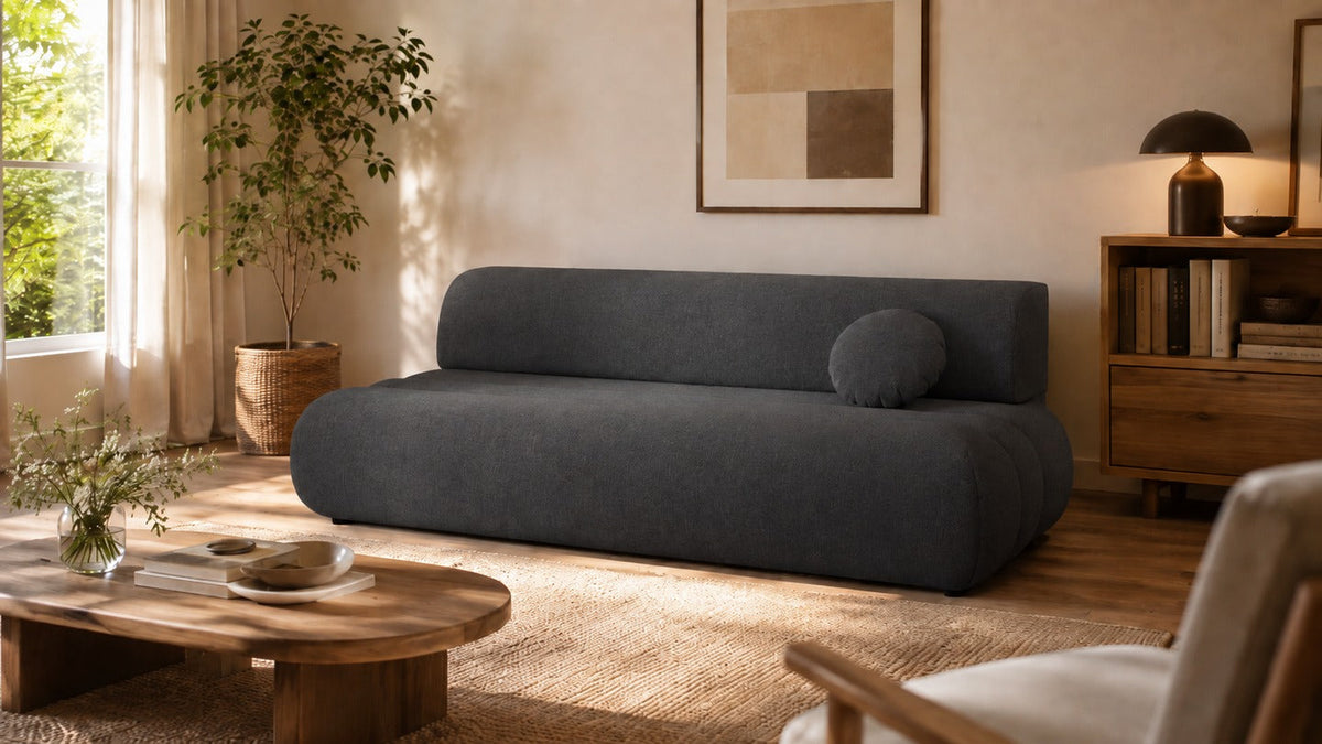 Sofa Bed Lino in Graphite, image 6