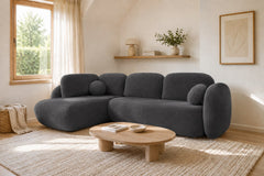 Corner Sofa Bed Olio II in Graphite, image 12