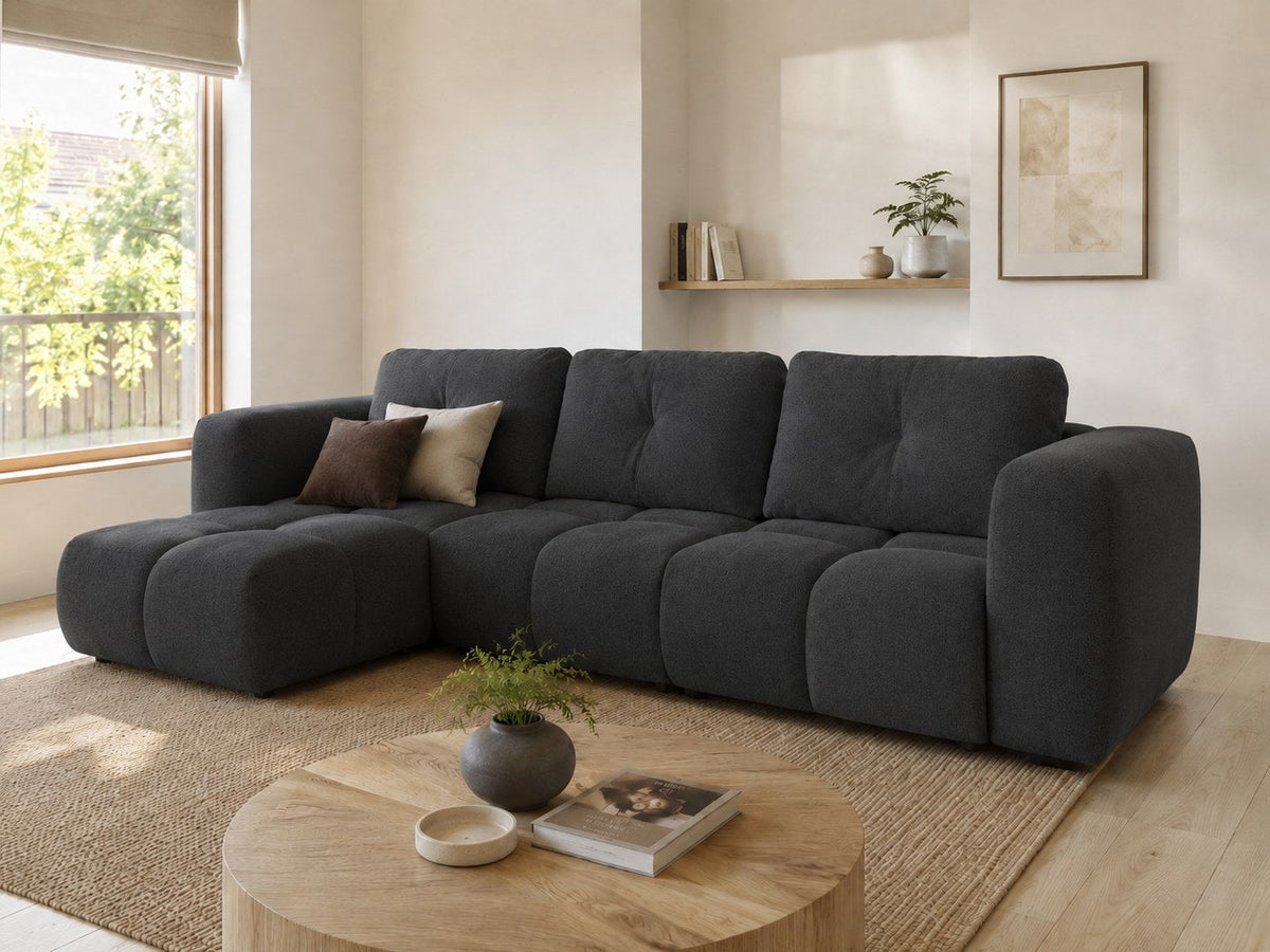 Corner Sofa Bed Modi III in Graphite, image 12