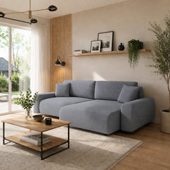 Corner Sofa Bed Rima in Dark Grey, image 20