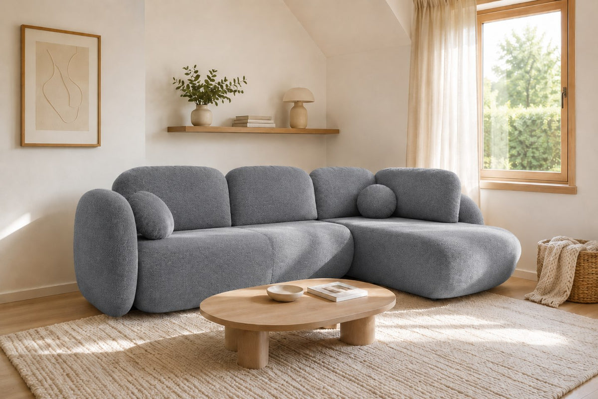 Corner Sofa Bed Olio II in Dark Grey, image 15