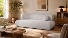 Sofa Bed Lino in Light Grey, image 8