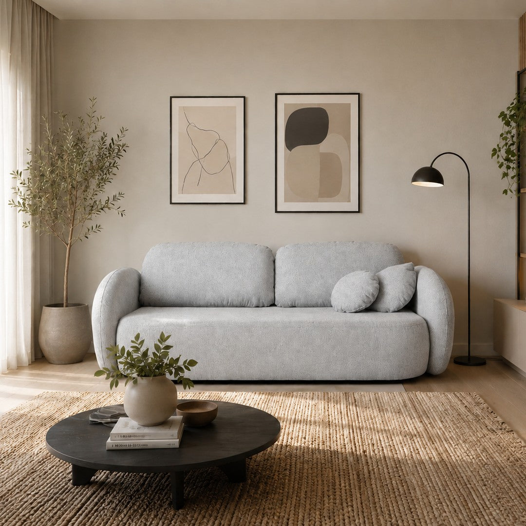 Sofa Bed Olio in Light Grey, image 8