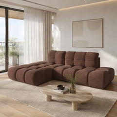 Corner Sofa Bed Noel in Brown, image 17