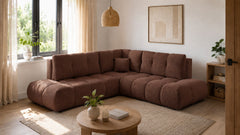 Corner Sofa Bed Soho II in Brown, image 10