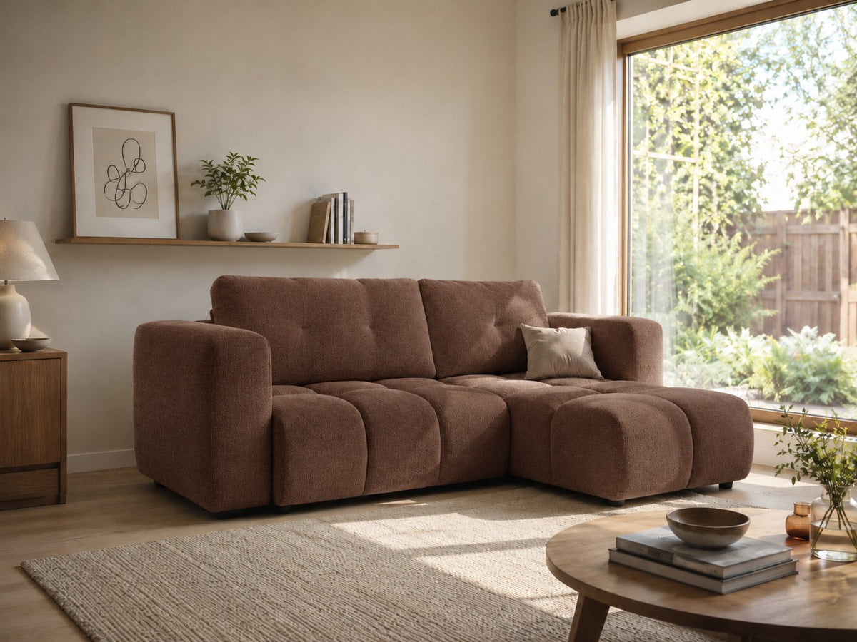 Corner Sofa Bed Modi II in Brown, image 19