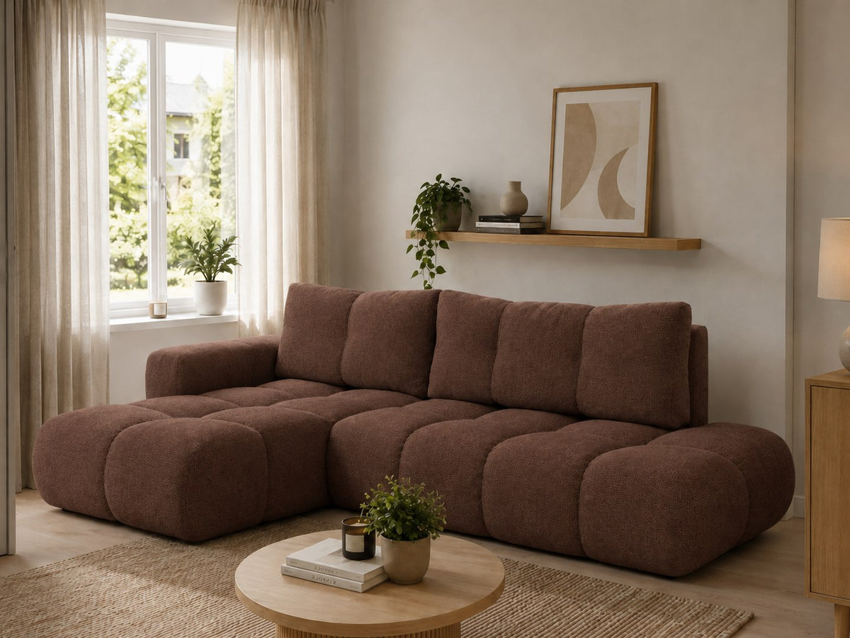 Corner Sofa Bed Soho in Brown, image 18