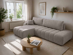 Corner Sofa Bed Baloo in Grey, image 3