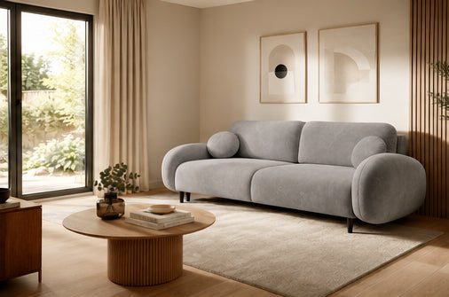 Sofa Bed Soft in Grey, image 2