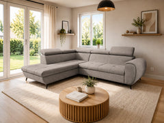 Corner Sofa Bed Mona Pik in Grey, image 2