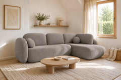 Corner Sofa Bed Olio II in Grey, image 3
