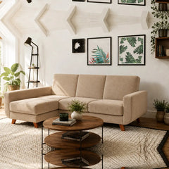 Corner Sofa Bed Aramis in Beige, image 5