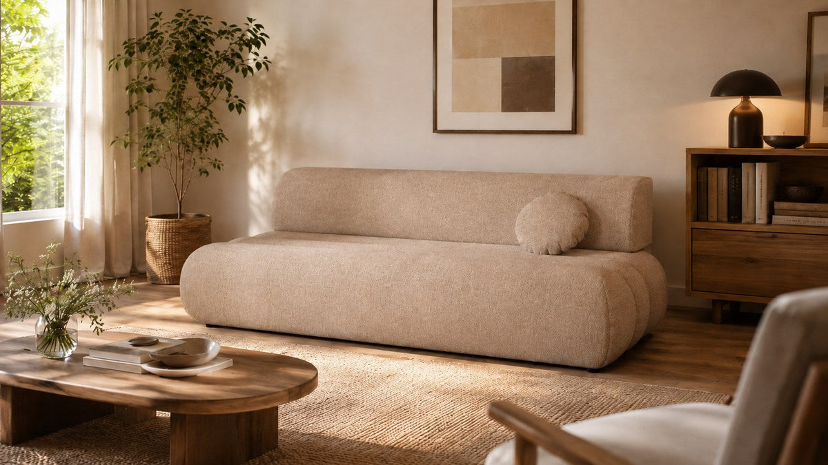 Sofa Bed Lino in Beige, image 2