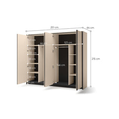 Enna EN-06 Hinged Door Wardrode 251cm - product image 3