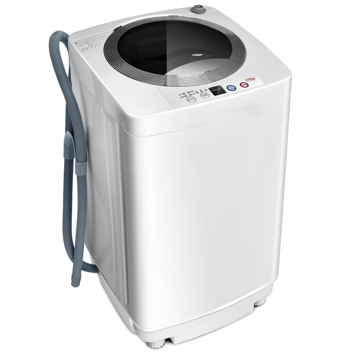 Full-Automatic Portable Washer with 6 Programs and 3 Water Level