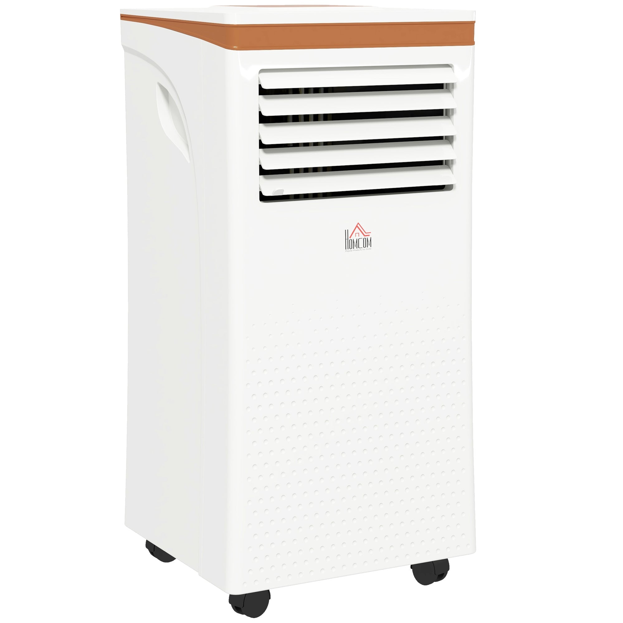 HOMCOM 9000 BTU Air Conditioning Unit, 3-in-1 Portable Air Conditioner, Dehumidifier, Cooling Fan with Remote, LED Display, 2 Speeds, 24H Timer, Window Venting Kit, 28mÂ²