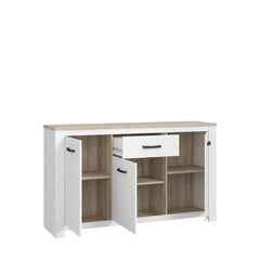 Elara Sideboard Cabinet 161cm in White, image 3